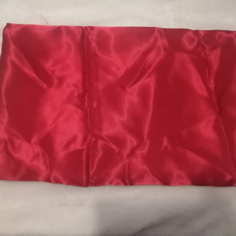 Red Satin Fabric